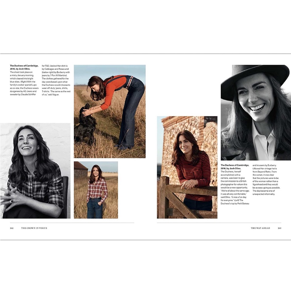 Vogue Coffee Table Book with Blue and White Cover - Picture 7 of 13